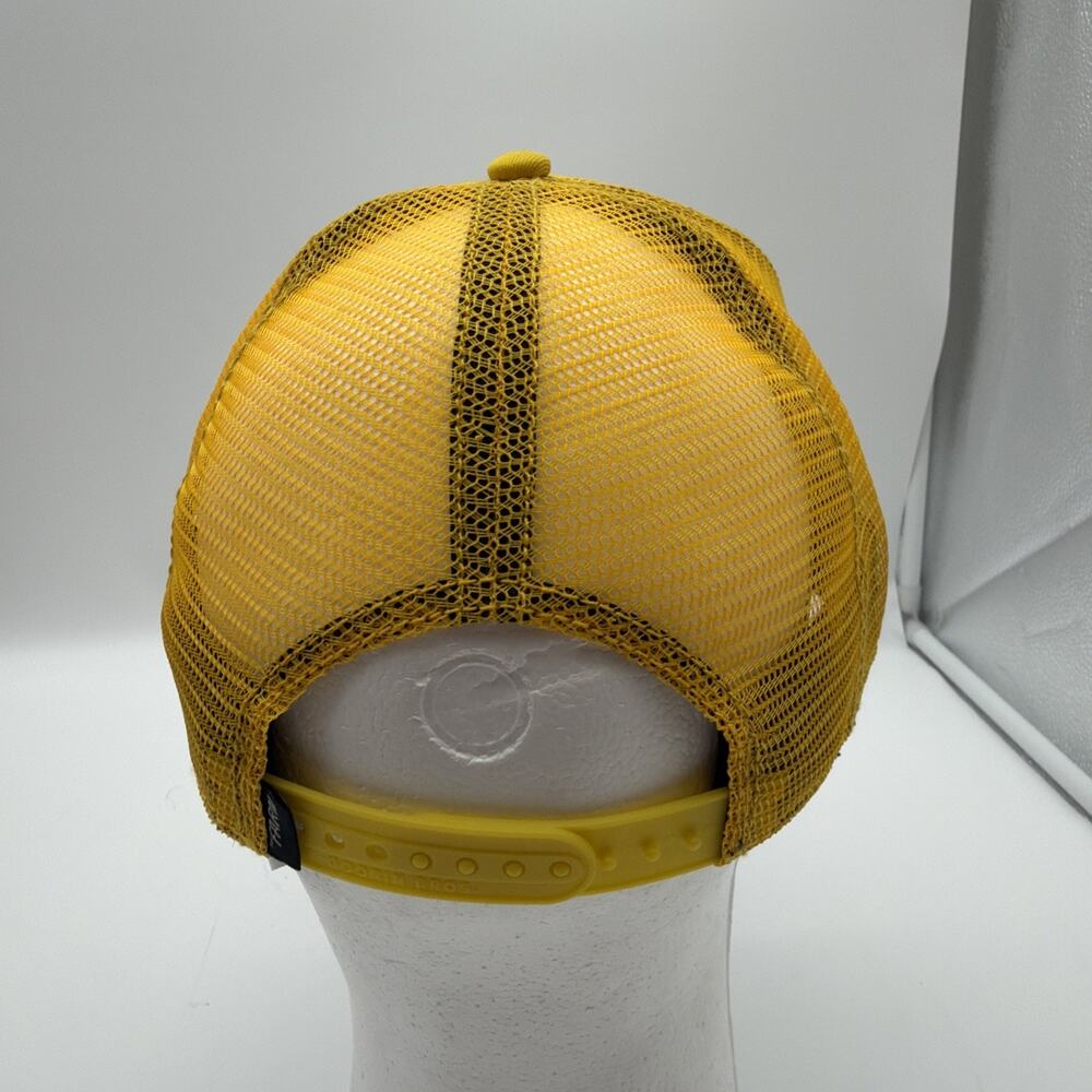 Goorin Bros Yellow Winner Horse Trucker Hat Adjustable Snapback - Picture 3 of 7
